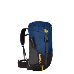 Plecak z siatką dystansową Kohla Active 22L - navy peony/lemon curry/caviar. Niebieskie plecaki KOHLA, bez wzorów. Za 319.99 zł.
