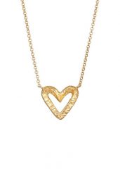 Elli Damski wisiorek z wyciętym sercem z młotkowanego srebra próby 925 Sterling Silver, pozłacany Naszyjniki 1 ct. Szare naszyjniki damskie Elli, pozłacane. Za 238.99 zł.