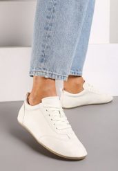 Beżowe Tenisówki bez Zdobień z Ekoskóry Verillis. Brązowe obuwie sportowe damskie Renee, z jeansu, bez zapięcia, tenisowe. Za 74.99 zł.