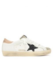 Golden Goose Sneakersy Super-Star Classic With List GWF00101.F002714.81579 Biały. Białe obuwie sportowe damskie GOLDEN GOOSE, ze skóry, bez zapięcia. Za 2,269.00 zł.