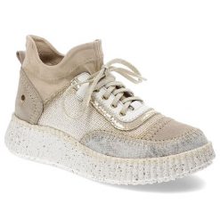 Beżowe Sneakersy Maciejka Eleganckie Sportowe Obuwie Damskie. Brązowe obuwie sportowe casual damskie Maciejka, ze skóry. Za 399.00 zł.
