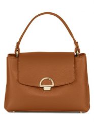 Mia Tomazzi Skórzana torebka "Ingegnoli" w kolorze jasnobrązowym - 25 x 19 x 9 cm rozmiar: onesize. Brązowe torebki klasyczne damskie Mia Tomazzi, z materiału, przez ramię, bez dodatków. Za 304.99 zł.