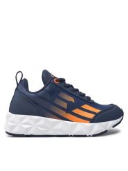 EA7 Emporio Armani Sneakersy 7Y000004 AF10182 MZ032 Granatowy. Niebieskie buty sportowe chłopięce EA7 Emporio Armani, z materiału, bez zapięcia. Za 319.99 zł.