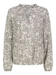 Sublevel Bluzka w kolorze jasnoszaro-kremowym rozmiar: M. Szare bluzki damskie Sublevel, m, bez wzorów, z wiskozy, klasyczne, bez kołnierzyka, bez ramiączek. Za 91.34 zł.