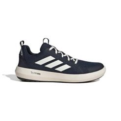 Buty trekkingowe adidas Terrex Boat Climacool. Białe obuwie trekkingowe damskie Adidas, bez zapięcia. Za 383.30 zł.