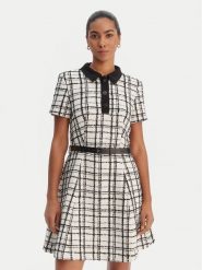 Morgan Sukienka dzianinowa 261-RNOLIA Écru Slim Fit. Sukienki damskie Morgan, bez wzorów, z dzianiny, bez ramiączek. Za 459.99 zł.