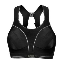 Stanik do biegania Shock Absorber Ultimate Run. Czarne obuwie sportowe damskie Shock Absorber, bez zapięcia, do biegania. Za 199.99 zł.