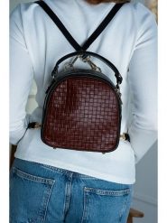 Victor & Hugo Paris Skórzany plecak "Ketlin" w kolorze brązowym - 20 x 20 x 10 cm rozmiar: onesize. Brązowe plecaki Victor & Hugo Paris, bez wzorów, z materiału. Za 314.78 zł.