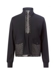 Marc Cain Bluza Kobiety czarny, 36. Czarne bluzy damskie Marc Cain, bez wzorów, z syntetyku, bez kaptura. Za 949.95 zł.