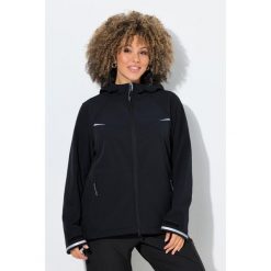 Damskie Kurtka funkcyjna softshell hydrofobowa kaptur. Czarne kurtki damskie Ulla Popken, plus size, bez wzorów, z elastanu, bez kaptura. Za 479.99 zł.