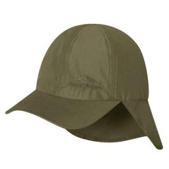 FJORD NANSEN Czapka z daszkiem Vandrer Cap olive. Czerwone czapki z daszkiem damskie Fjord Nansen, bez wzorów, z materiału. Za 119.99 zł.