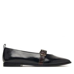 Baleriny Tamaris. Czarne balerinki damskie Tamaris, bez wzorów. Za 364.99 zł.