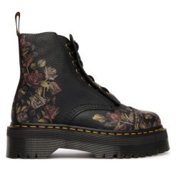 Trapery Dr. Martens. Czarne trapery damskie Dr Martens, bez zapięcia. Za 1,129.00 zł.