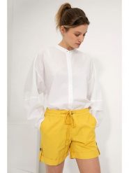 Josephine & Co Szorty "Guust" w kolorze żółtym rozmiar: 40. Żółte szorty damskie Josephine & Co, bez wzorów, z bawełny. Za 131.74 zł.