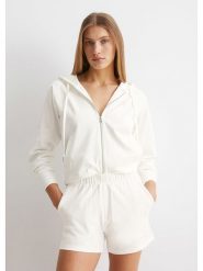 Marc O´Polo Szorty piżamowe w kolorze kremowym rozmiar: XL. Białe piżamy damskie bez wzorów, z bawełny, bez ramiączek. Za 143.56 zł.