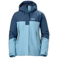 Kurtka ocieplana dla kobiet Helly Hansen banff. Niebieskie kurtki damskie Helly Hansen, l, bez wzorów, bez kaptura. W wyprzedaży za 518.35 zł.