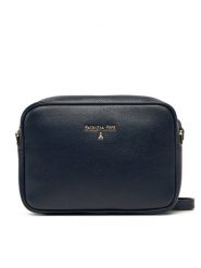 Patrizia Pepe Torebka CB8985/L001 Czarny. Czarne listonoszki damskie Patrizia Pepe, bez wzorów, ze skóry, bez dodatków. Za 409.99 zł.