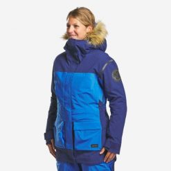 Second Life - Parka trekkingowa damska Forclaz Arctic 900 -33°C... - Stan Dobry. Niebieskie parki damskie FORCLAZ, na zimę, l, z elastanu, z kapturem. Za 799.00 zł.