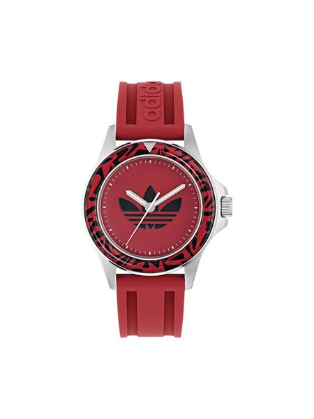 Adidas Zegarek Expression One AOFH24513 Czerwony. Czerwone, analogowe zegarki damskie Adidas. Za 449.99 zł.