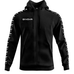 Bluza opaska z kapturem z pełnym zamkiem błyskawicznym Givova. Czerwone bluzy damskie Givova, s, bez wzorów, z bawełny, z kapturem. Za 261.50 zł.