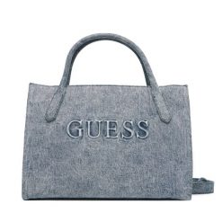 Torebka Guess. Niebieskie kuferki damskie Guess, bez dodatków. Za 679.99 zł.