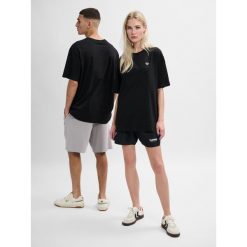 Koszulka Hummel Loose Bee. Czarne bluzki damskie Hummel, bez wzorów, z dzianiny, sportowe, bez kołnierzyka, bez ramiączek. Za 139.25 zł.