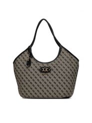 Guess Torebka Samantha HWJT23 13230 Beżowy. Brązowe torebki klasyczne damskie Guess, z materiału, bez dodatków. Za 634.99 zł.