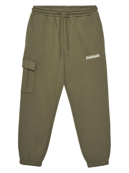 Napapijri Spodnie dresowe M-Inot NP0A891G D Khaki Regular Fit. Brązowe spodnie dresowe chłopięce Napapijri, z bawełny. Za 149.99 zł.