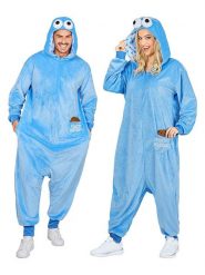 Carnival Party Kombinezon kostiumowy "Sweets Monster" w kolorze błękitnym rozmiar: S/M. Niebieskie kombinezony damskie Carnival Party, m, bez wzorów, bez kołnierzyka, bez ramiączek. Za 126.99 zł.