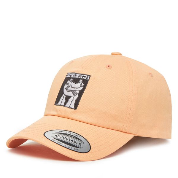 Czapka z daszkiem Volcom. Brązowe czapki z daszkiem damskie Volcom, bez wzorów. Za 89.99 zł.