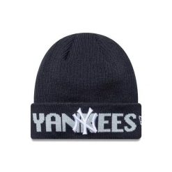 Czapka New York Yankees Wordmark. Czarne czapki damskie New Era, bez wzorów, z materiału. Za 164.25 zł.