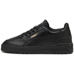 Adidasy Puma Shuffle Downtown, Dla obu płci. Czarne obuwie sportowe casual damskie Puma, ze skóry ekologicznej, bez zapięcia. Za 390.00 zł.