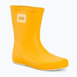 Kalosze damskie Helly Hansen Nordvik 2. Żółte kalosze damskie Helly Hansen, bez wzorów, z materiału. Za 308.50 zł.