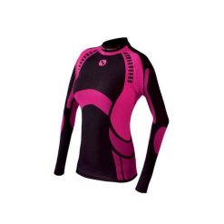 Koszulka termoaktywna Sesto Senso Thermo Active Róż Woman. Czarne koszulki damskie Sesto Senso, xl, bez wzorów, z poliamidu, bez kołnierzyka, bez ramiączek. W wyprzedaży za 99.00 zł.