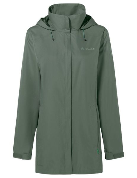 Kurtka damska Escape Parka. Zielone kurtki damskie Vaude, s, z materiału, bez kaptura. Za 624.00 zł.