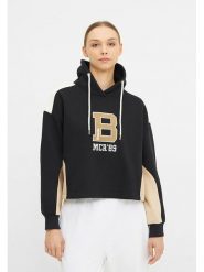 Bench Bluza "Motala" w kolorze czarnym rozmiar: 36. Czarne bluzy damskie Bench, bez wzorów, z kapturem. Za 110.29 zł.