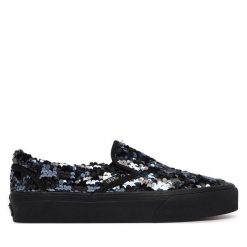 Tenisówki Vans. Czarne trampki damskie Vans, bez wzorów, bez zapięcia. Za 399.99 zł.