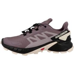 Buty do biegania damskie Salomon Supercross 4. Niebieskie obuwie sportowe damskie Salomon, z gumy, bez zapięcia, do biegania. Za 689.99 zł.