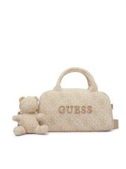 Guess Torebka V6YZ05 K4470 Beżowy jasny. Brązowe kuferki damskie Guess, z materiału, bez dodatków. Za 344.99 zł.