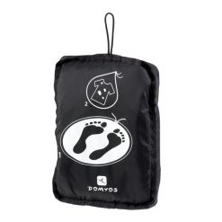 Torba fitness worek na odzież Domyos. Czarna torby sportowe DOMYOS, bez wzorów, z materiału. Za 29.99 zł.