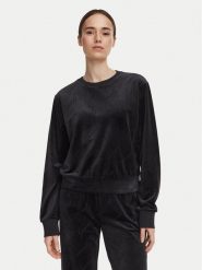 Guess Bluza O6BQ02 K5062 Czarny Regular Fit. Czarne bluzy damskie Guess, l, z aplikacjami, z syntetyku, bez kaptura. Za 264.99 zł.