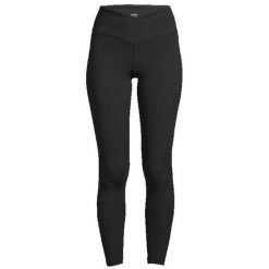 Legginsy Sportowe Damskie Casall Overlap Bezszwowe Wysoki Stan. Czarne legginsy sportowe damskie Casall, bez wzorów, z podwyższonym stanem, na fitness i siłownię. W wyprzedaży za 279.99 zł.
