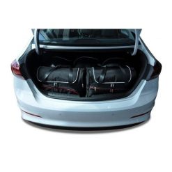 Torby Do Bagażnika Hyundai Elantra 2016-2020 5Szt Kjust. Czarne torby podróżne KJUST, bez wzorów. Za 1,558.00 zł.