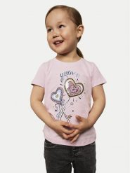 NAME IT T-Shirt Bethany 13237842 Różowy Regular Fit. Czerwone koszulki i t-shirty dziewczęce Name it, bez wzorów, z bawełny, bez kołnierzyka, bez ramiączek. Za 39.99 zł.