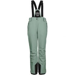 Spodnie narciarskie damskie Killtec KSW 249. Zielone spodnie sportowe damskie Killtec, na zimę, bez wzorów, narciarskie. Za 599.99 zł.