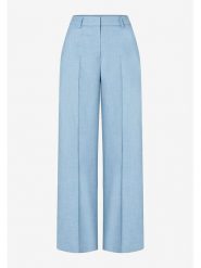 More & More Spodnie w kolorze błękitnym rozmiar: 32. Niebieskie spodnie materiałowe damskie More & More, bez wzorów, z materiału. Za 141.19 zł.