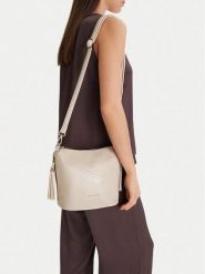 Lasocki Torebka CEO-LSK-X-008-09 Écru. Torebki klasyczne damskie Lasocki, z materiału, bez dodatków. Za 169.99 zł.
