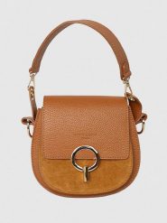 Victor & Hugo Paris Skórzana torebka "Eolia" w kolorze jasnobrązowym - 20 x 20 x 10 cm rozmiar: onesize. Brązowe torebki klasyczne damskie Victor & Hugo Paris, z materiału, przez ramię, bez dodatków. Za 239.99 zł.