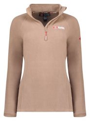 Canadian Peak Bluza polarowa "Tugeak" w kolorze szarobrązowym rozmiar: XL. Brązowe bluzy damskie Canadian Peak, xl, bez wzorów, z materiału, bez kaptura. Za 57.06 zł.