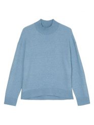 Marc O´Polo Sweter w kolorze błękitnym rozmiar: XXL. Niebieskie swetry klasyczne damskie xxl, bez kołnierzyka. Za 241.56 zł.